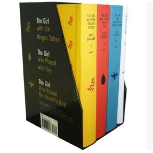 Stieg Larsson Millennium Trilogy novels boxed set of 4 (Bonus book included)
